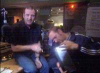 Lard tries to get a radio to work