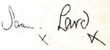 Mark and Lard signature